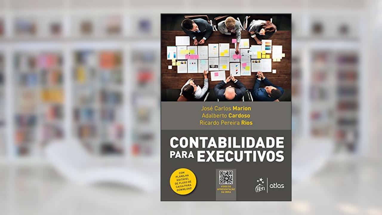Capa de Contabilidade para Executivos, do autor José Carlos et al. MARION