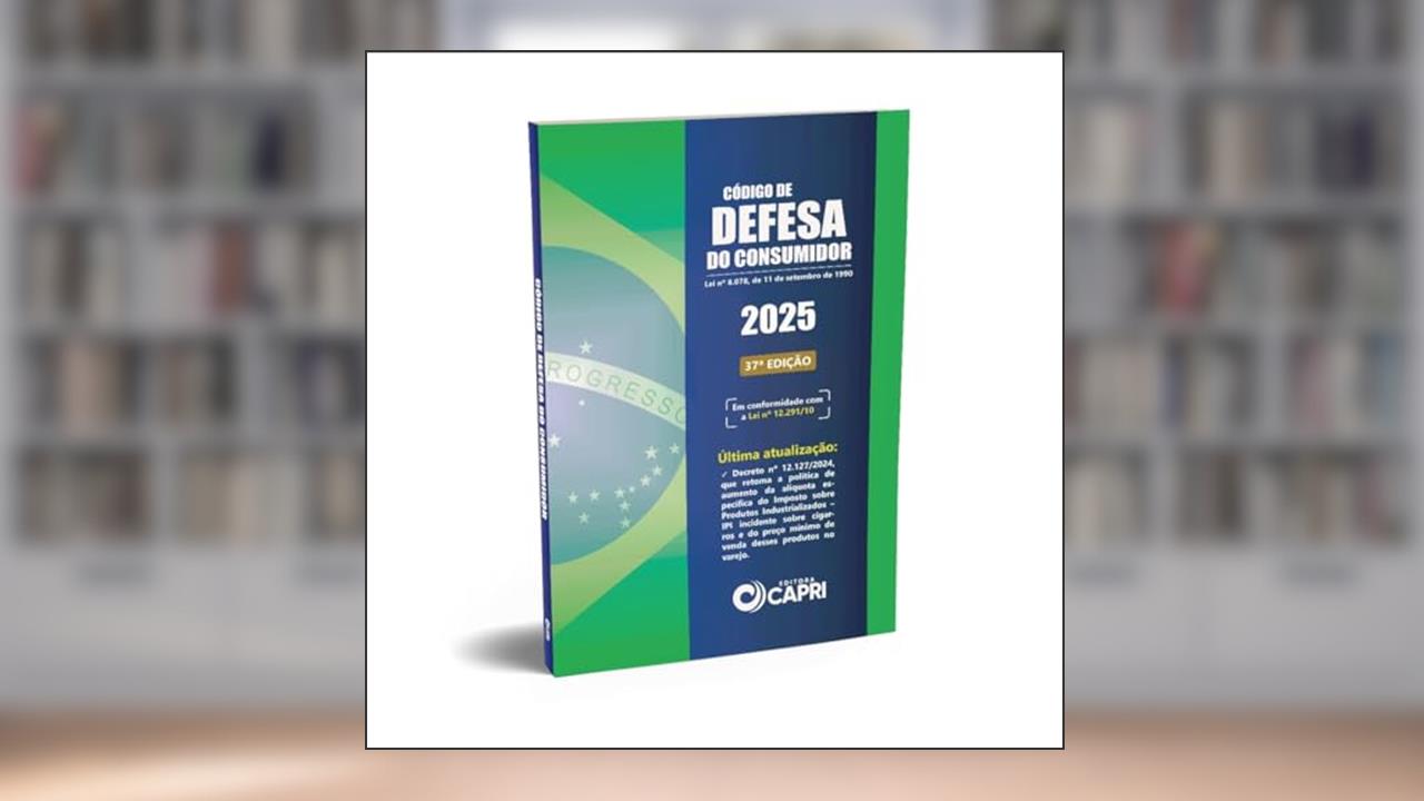 Código de Defesa do Consumidor 2025 - Editora Capri, do autor David Nascimento