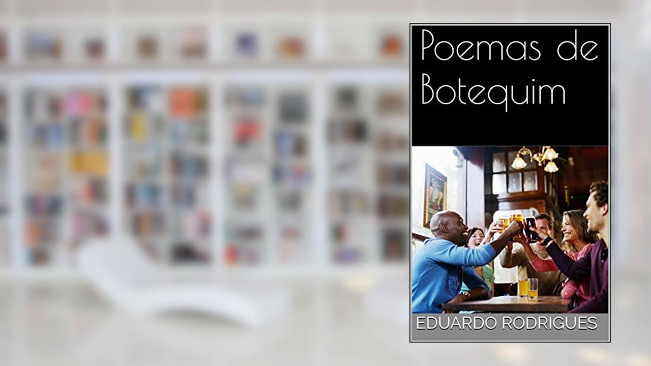 Capa de Poemas de Botequim, do autor Eduardo Rodrigues