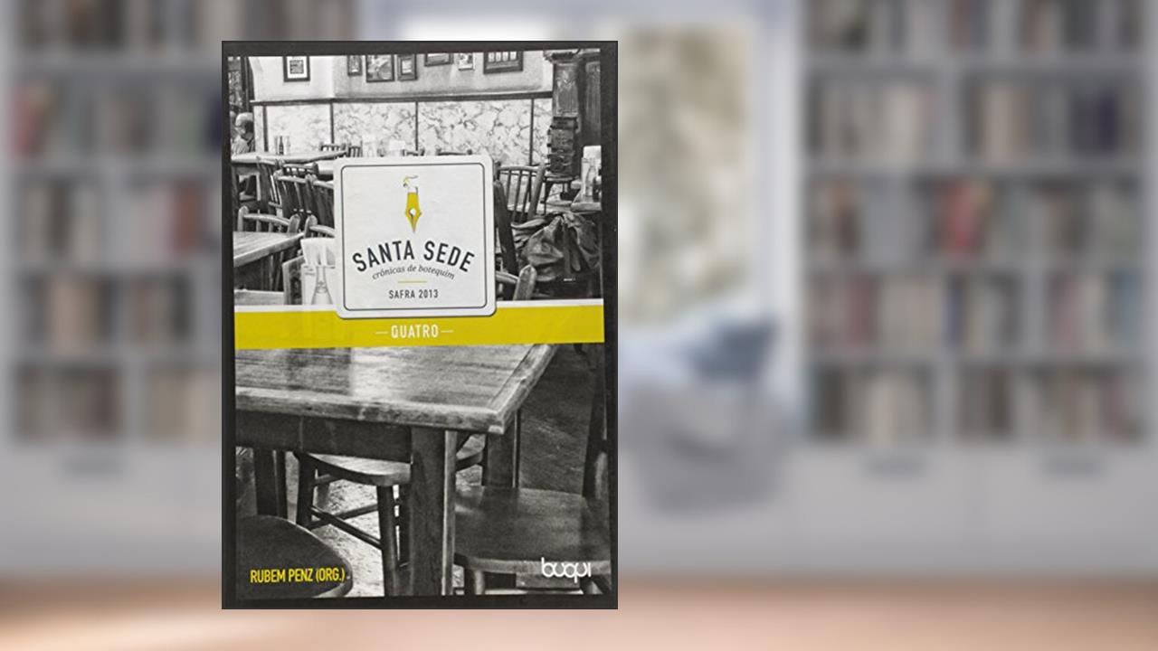 Capa de Santa Sede. Crônicas de Botequim, do autor Rubem Penz