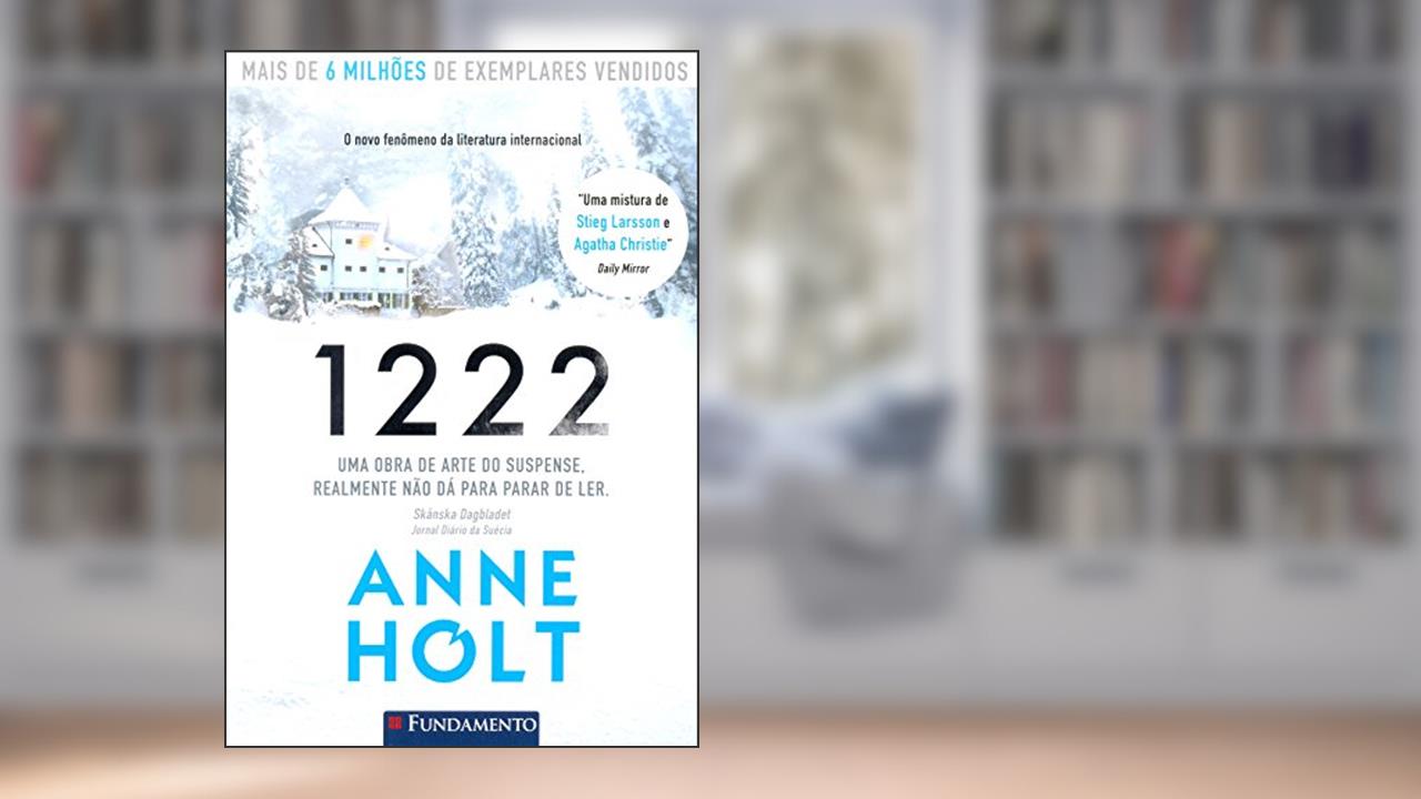Capa de 1222, do autor Anne Holt