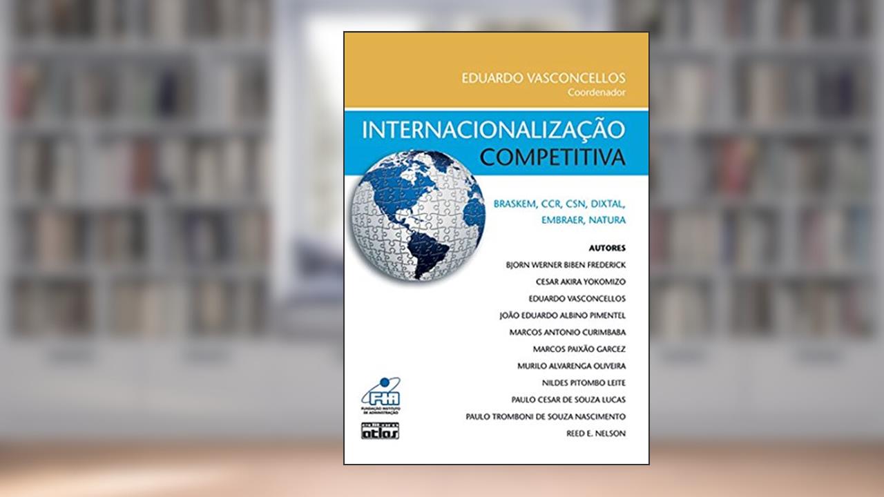 Capa de Internacionalização Competitiva, do autor Eduardo Vasconcellos