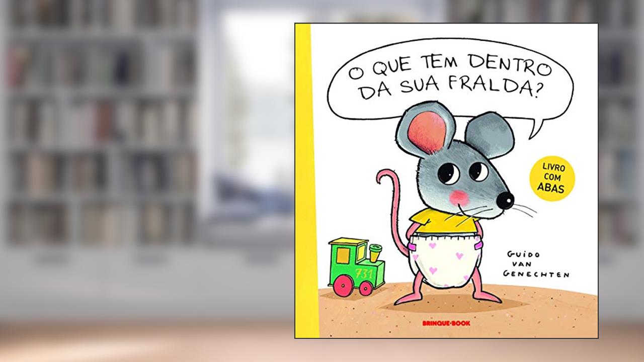 Capa de O que tem dentro da sua fralda?, do autor Guido van Genechten