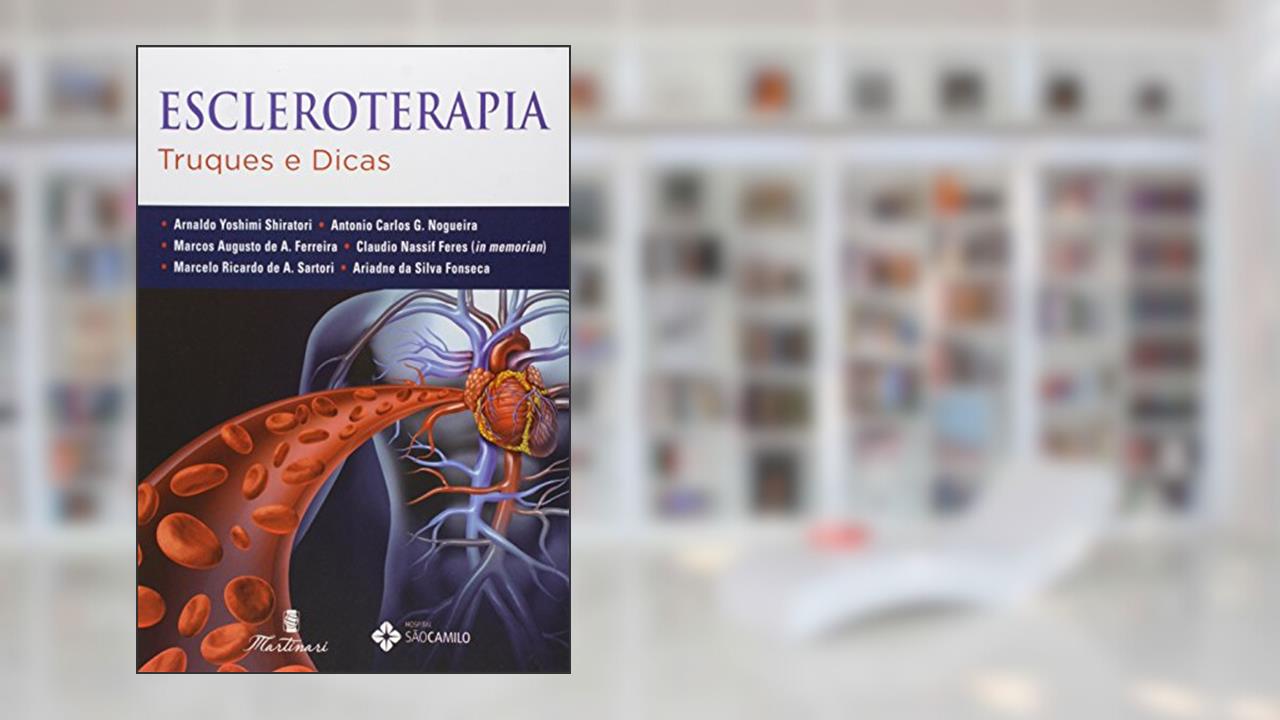 Capa de Escleroterapia - Truques e Dicas, do autor Arnaldo Yoshimi Shiratori
