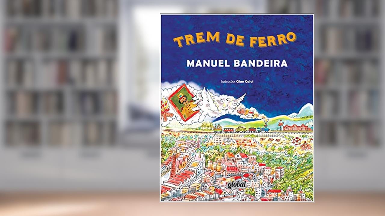 Capa de Trem de ferro, do autor Manuel Bandeira