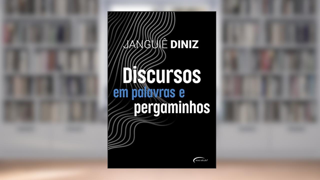 Capa de Discursos em palavras e pergaminhos, do autor Janguiê Diniz