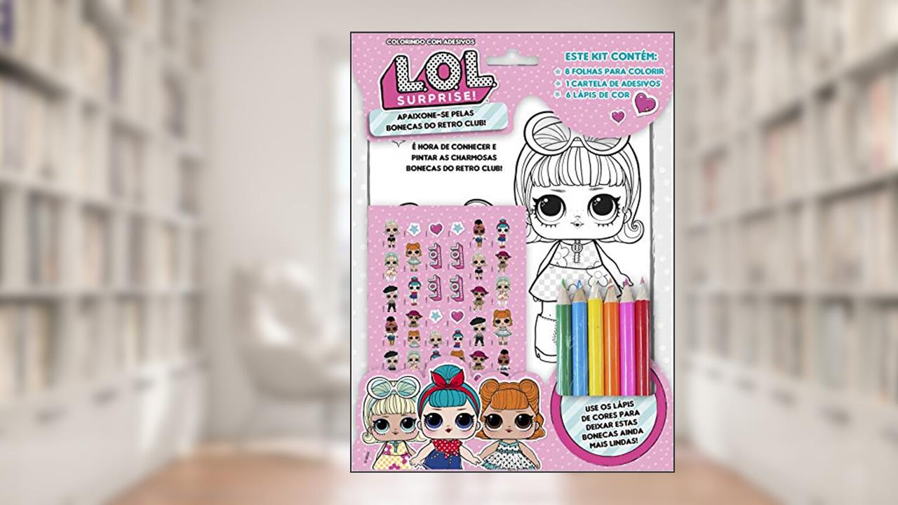 Capa de LOL Surprise - Colorindo com Adesivos 02, do autor On Line Editora