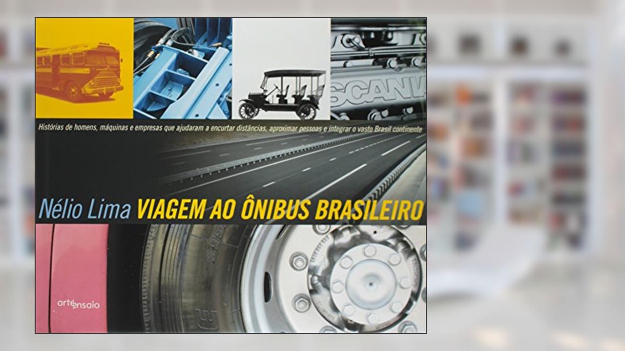 Capa de Viagem ao Ônibus Brasileiro, do autor Nelio Lima