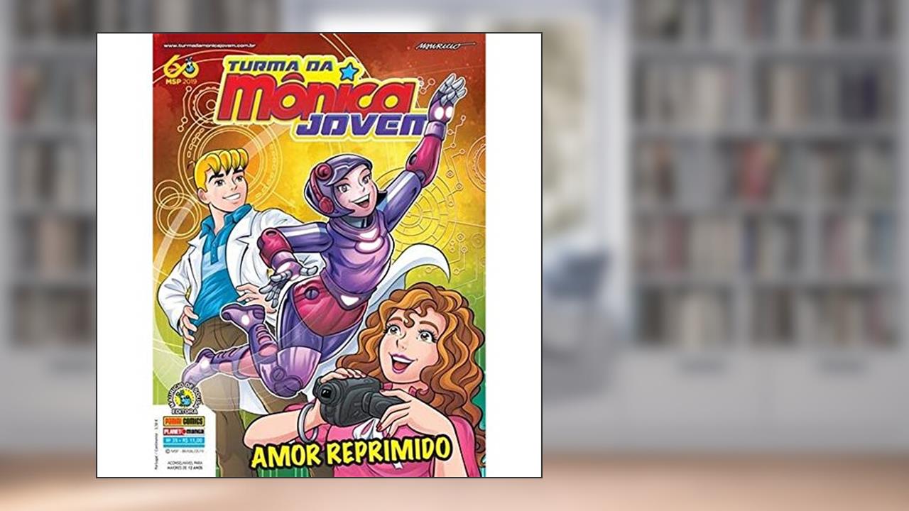 Capa de Turma da Mônica Jovem #35: Amor Reprimido, do autor Mauricio de Sousa