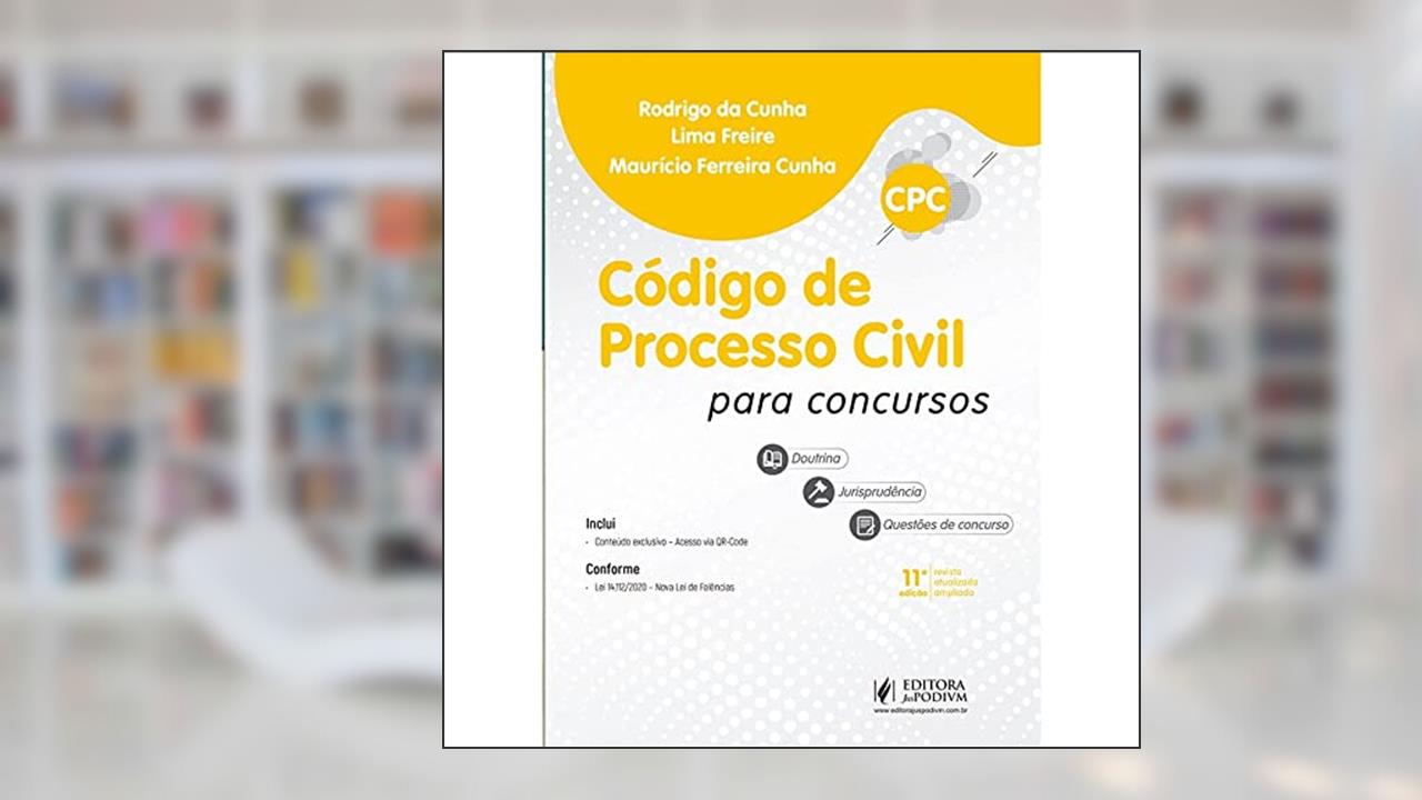 Capa de Cpc Para Concursos Codigo De Processo Civil Doutri, do autor Varios Autores
