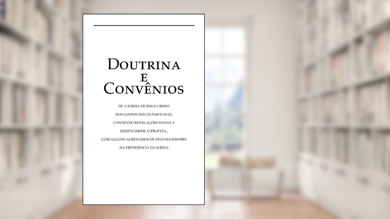 Capa de Doutrina e Convênios, do autor Joseph Smith