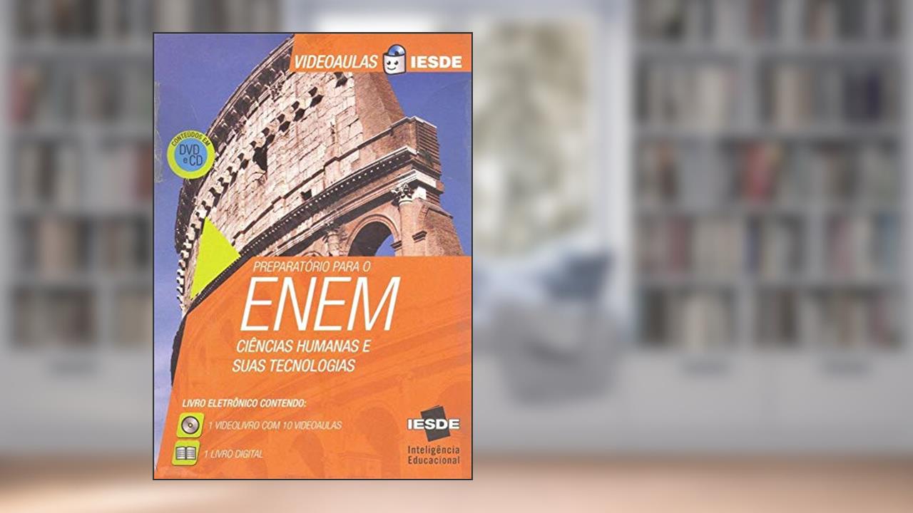 Capa de Preparatório Para O Enem - Ciências Humanas E Suas Tecnologias - Vídeoaula Iesde - CD-ROM E Dvd, do autor IESDE