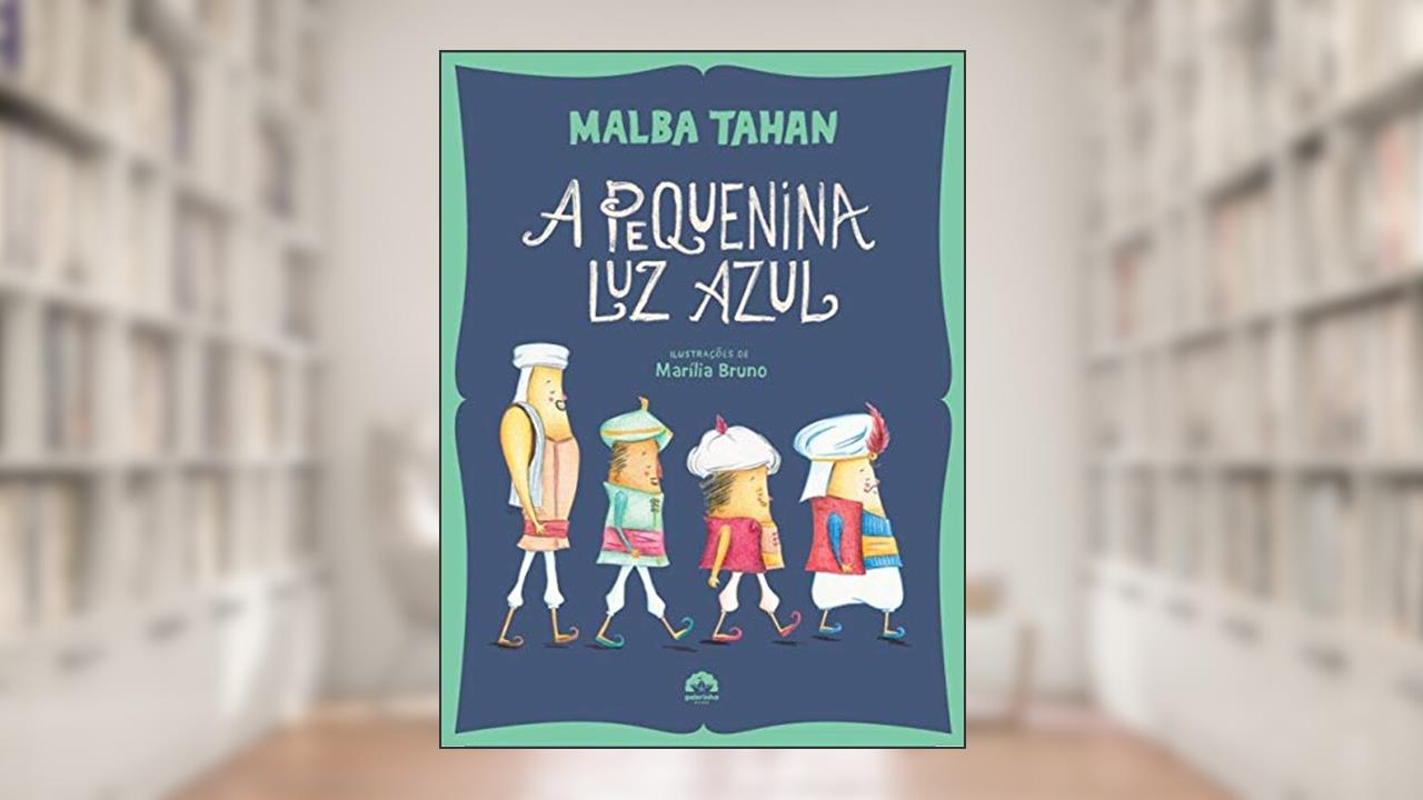 Capa de A pequenina luz azul, do autor Malba Tahan