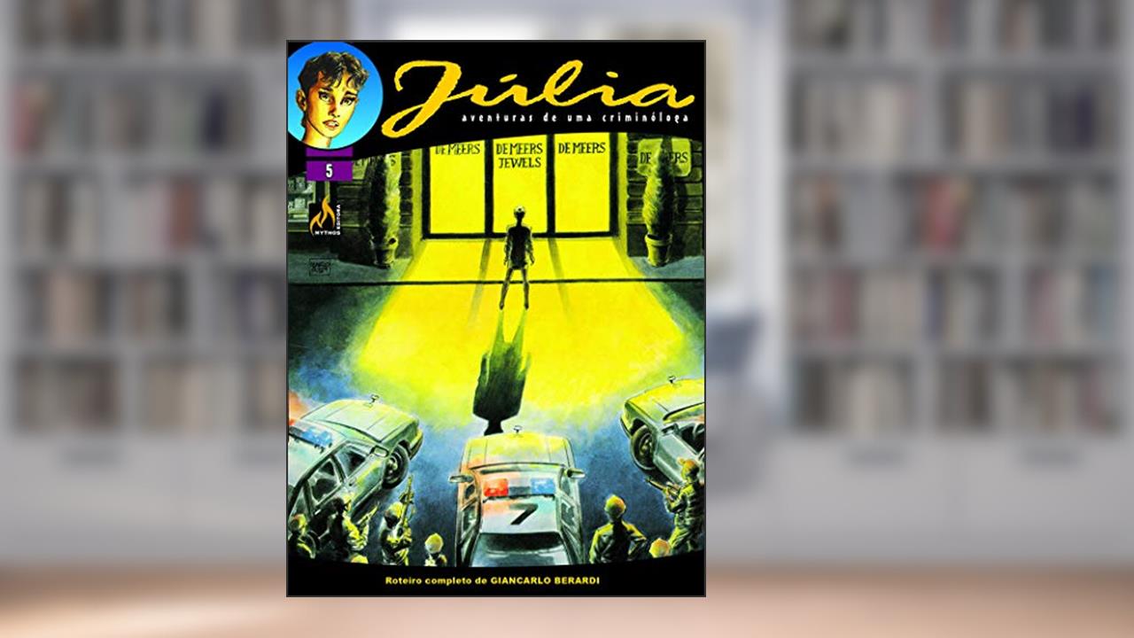 Capa de Júlia - Vol. 05: Os reféns, do autor Giancarlo Berardi