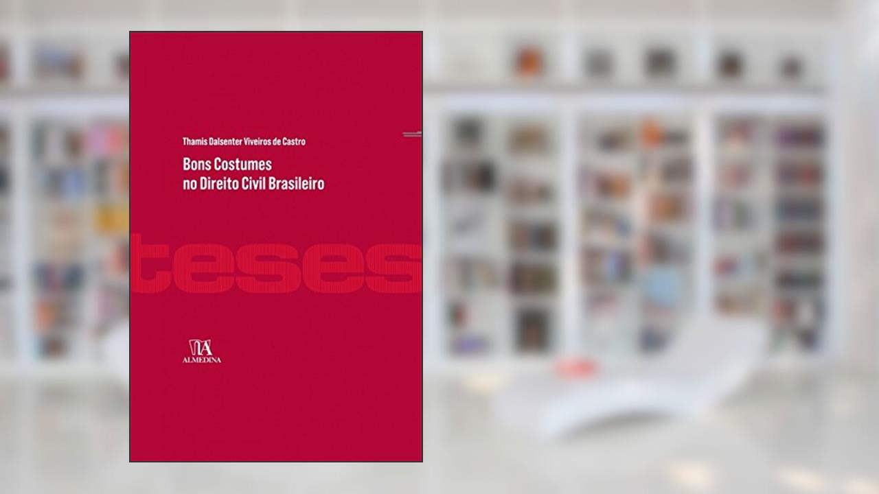 Capa de Bons Costumes no Direito Civil Brasileiro, do autor Thamis Dalsenter Viveiros de Castro