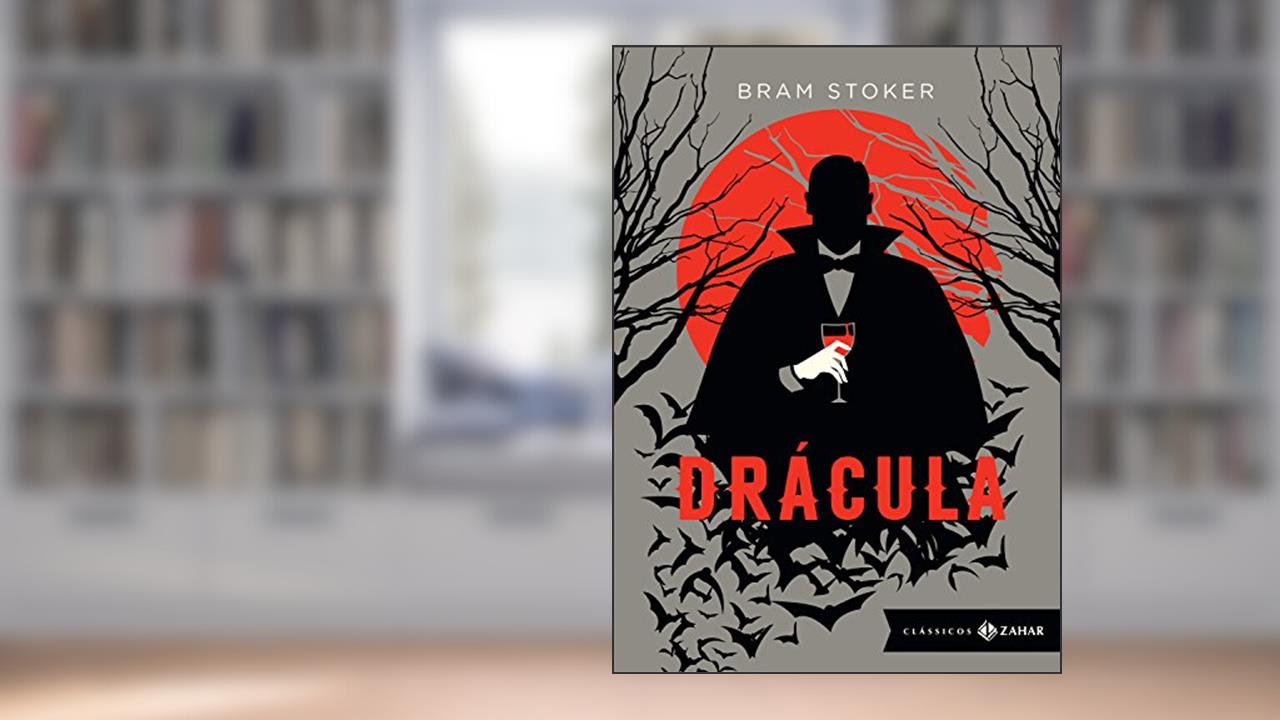Capa de Drácula: edição bolso de luxo, do autor Bram Stoker