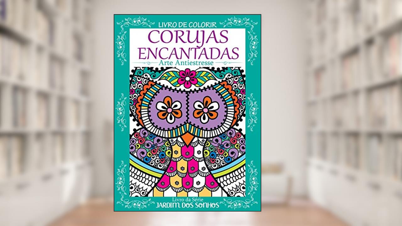 Capa de Livro para Colorir Corujas Encantadas: Arte Antiestresse - Livro Para Colorir, do autor On Line Editora