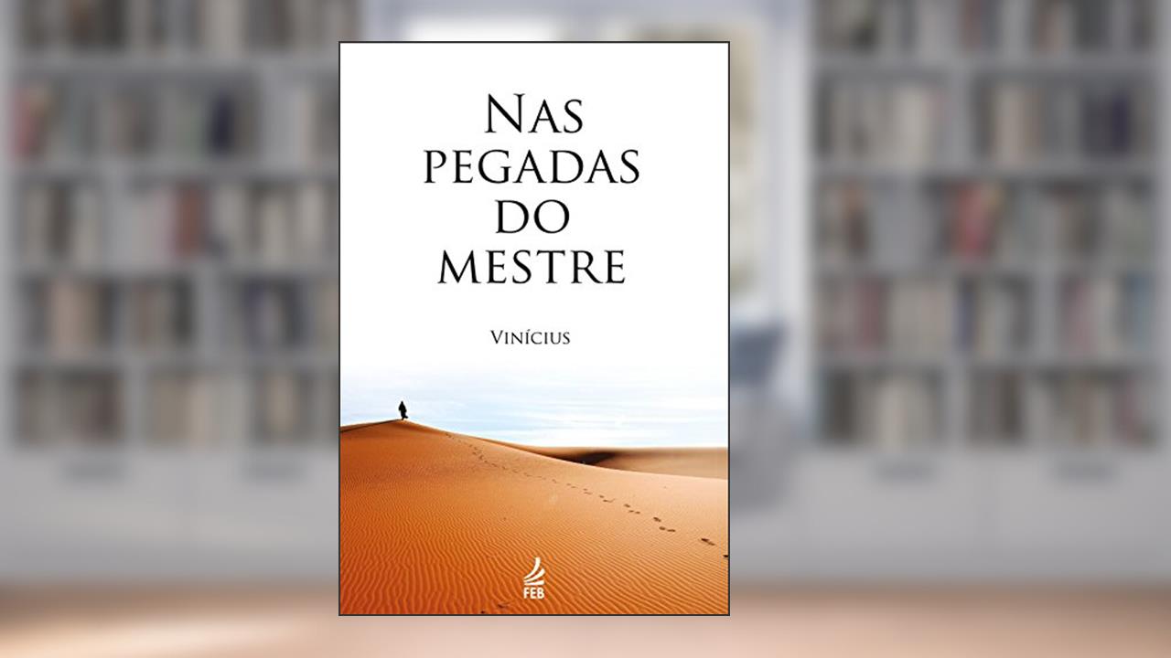 Capa de Nas pegadas do Mestre, do autor Vinícius
