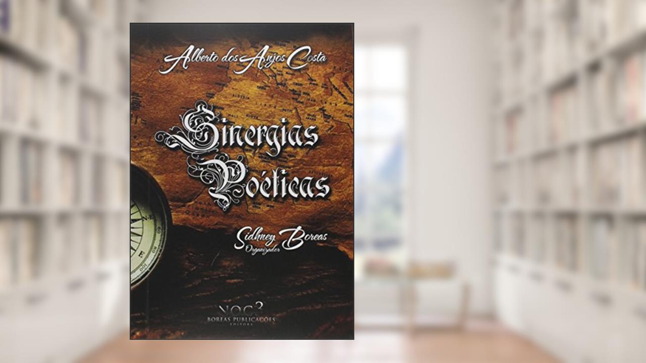 Capa de Sinergias Poéticas, do autor Alberto dos Anjos Costa