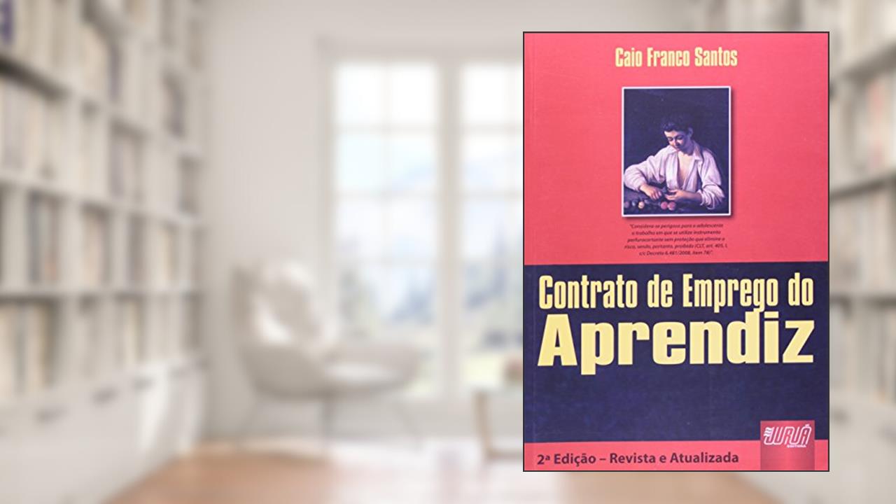 Capa de Contrato de Emprego do Aprendiz, do autor Caio Franco Santos