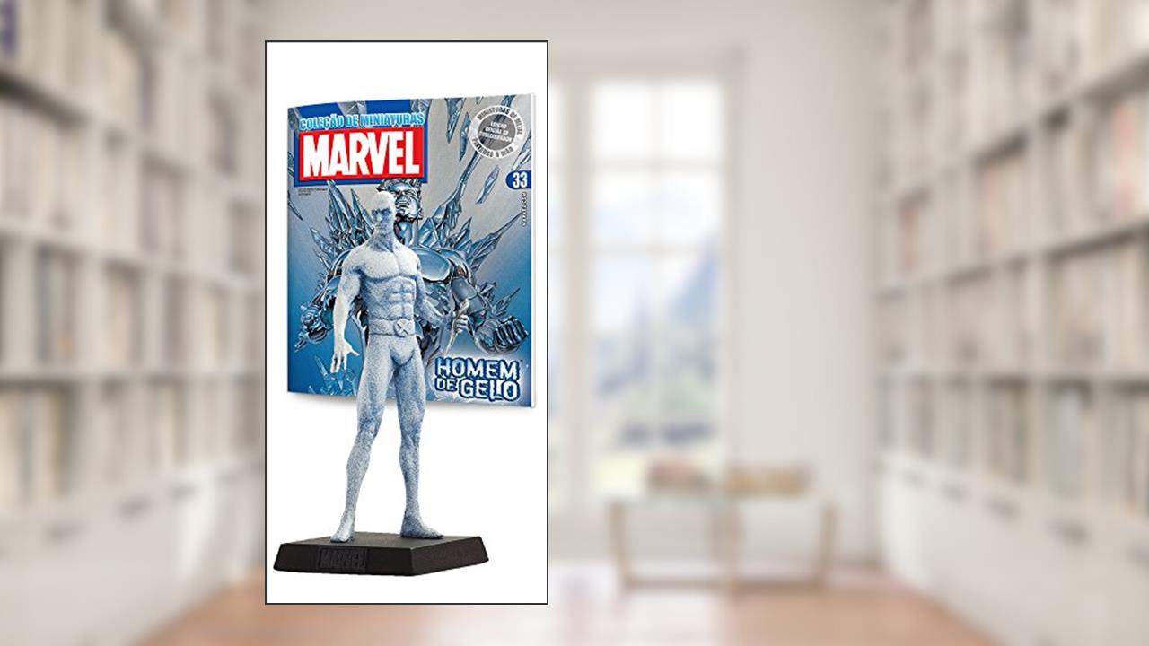 Capa de Marvel Figurines. Homem de Gelo, do autor Eaglemoss