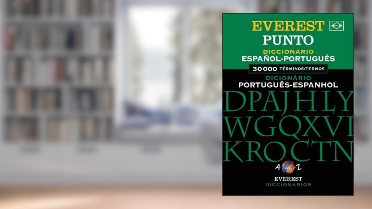 Capa de Diccionario Punto Español-Portugués, Dicionário Português-Espanhol, do autor Equipo Lexicográfico Everest