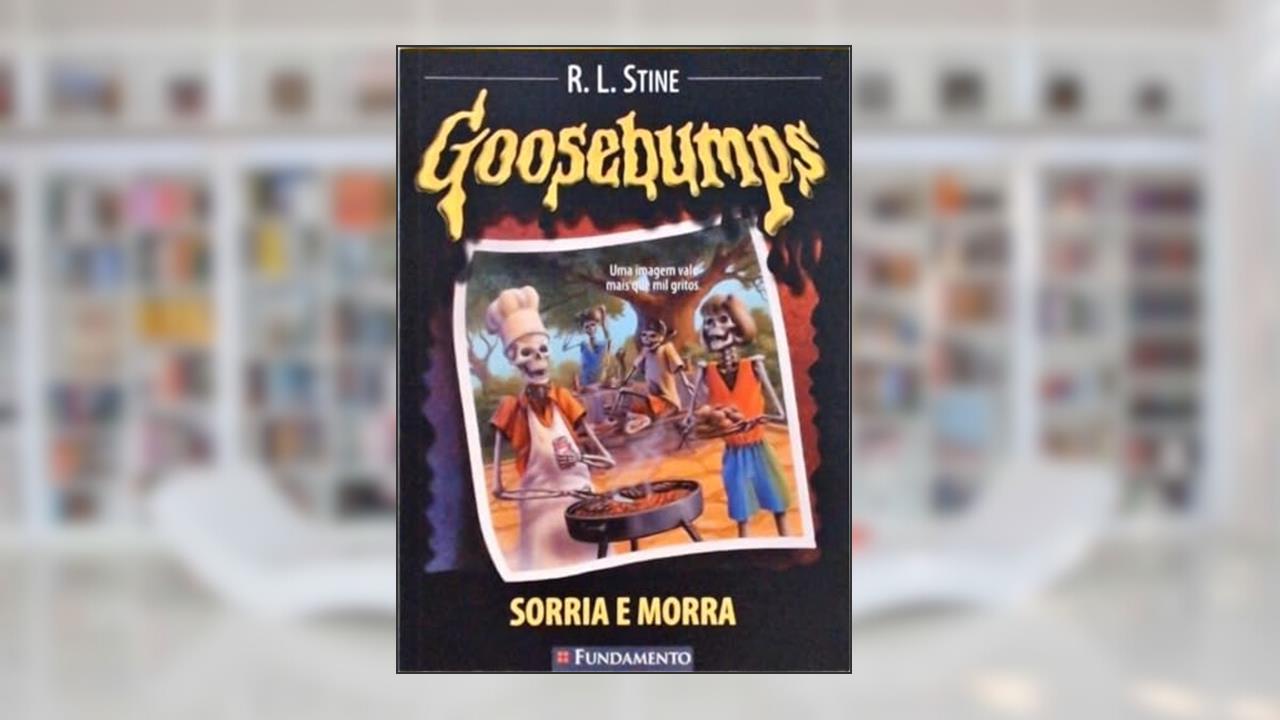 Capa de Goosebumps. Sorria E Morra - Volume 1, do autor R. L. Stine