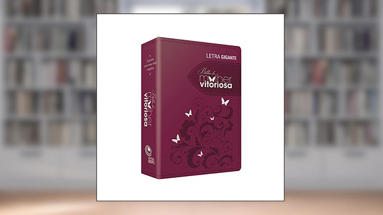 Capa de Bíblia da Mulher Vitoriosa - Capa Dourada, do autor Elizete Malafaia