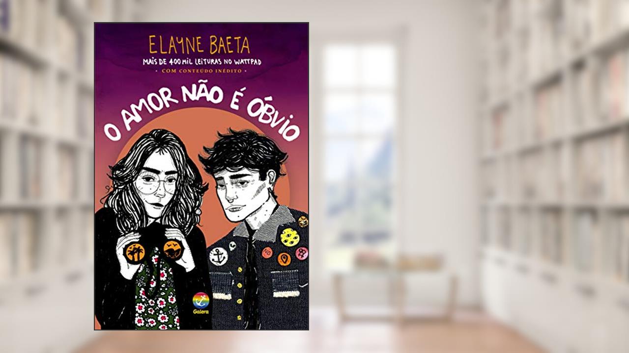 Capa de O amor não é óbvio: 1, do autor Elayne Baeta