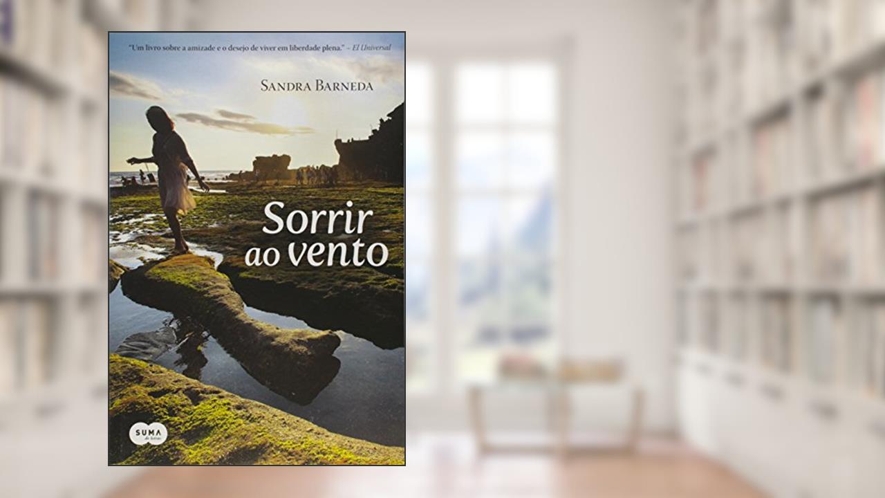 Capa de Sorrir ao vento, do autor Sandra Barneda