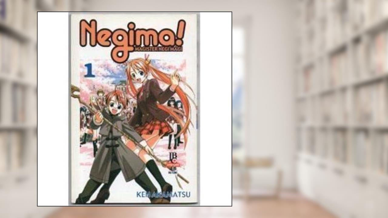 Capa de Negima! Magister Negi Magi - Volume 1, do autor Ken Akamatsu