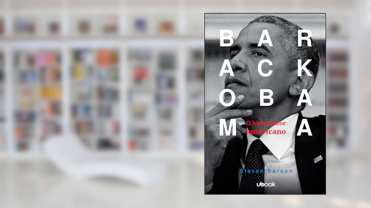 Capa de Barack Obama: O Historiador Americano, do autor Steve Sarson