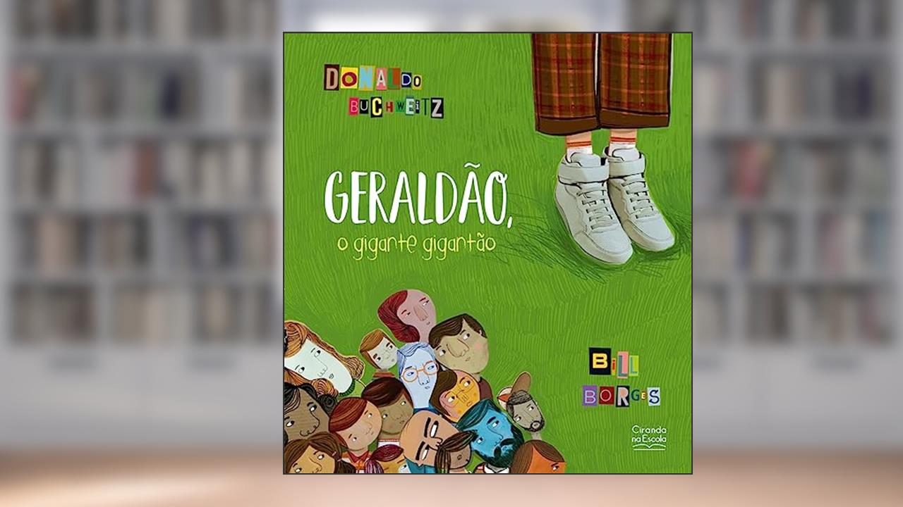 Capa de Geraldão, o gigante gigantão, do autor Donaldo Buchweitz