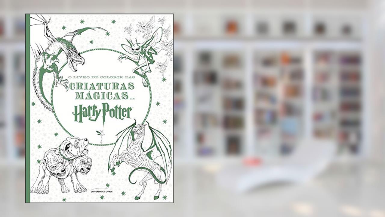Capa de O livro de colorir das criaturas mágicas de Harry Potter, do autor Insight Editions