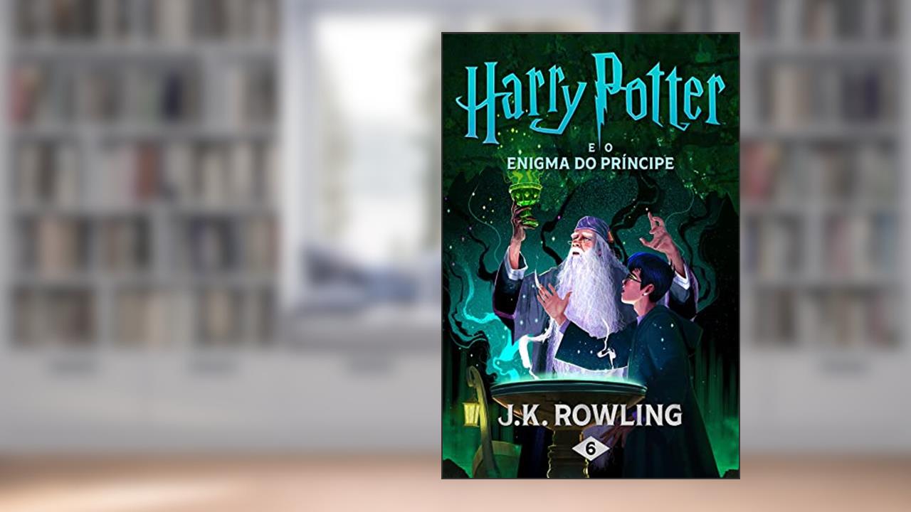 Capa de Harry Potter e o enigma do Pri?ncipe, do autor J.K. Rowling