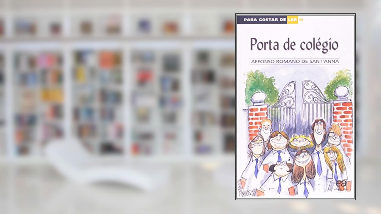Capa de Porta de colégio, do autor Affonso Romano de Sant'anna