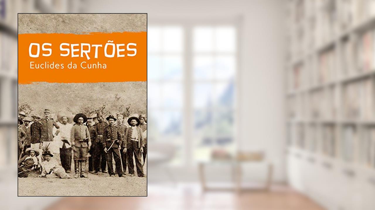 Capa de Os sertões, do autor Euclides da Cunha