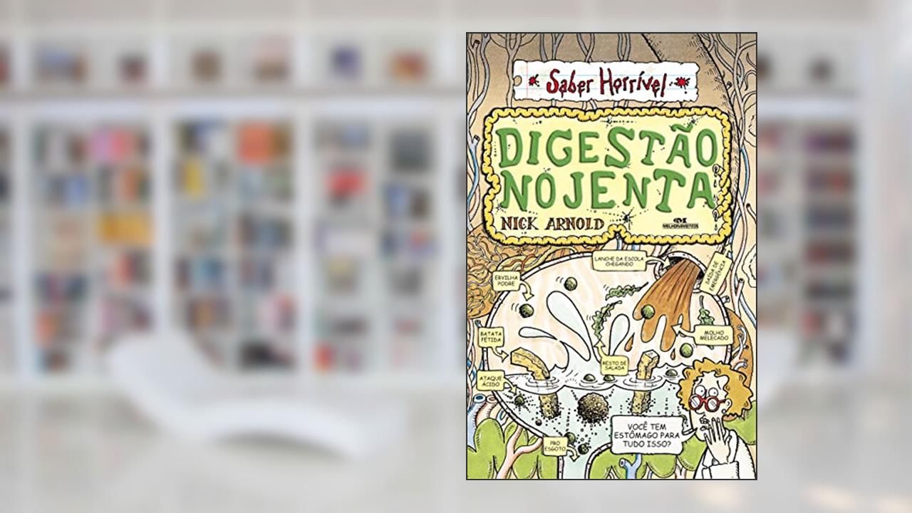 Capa de Digestão nojenta, do autor Nick Arnold