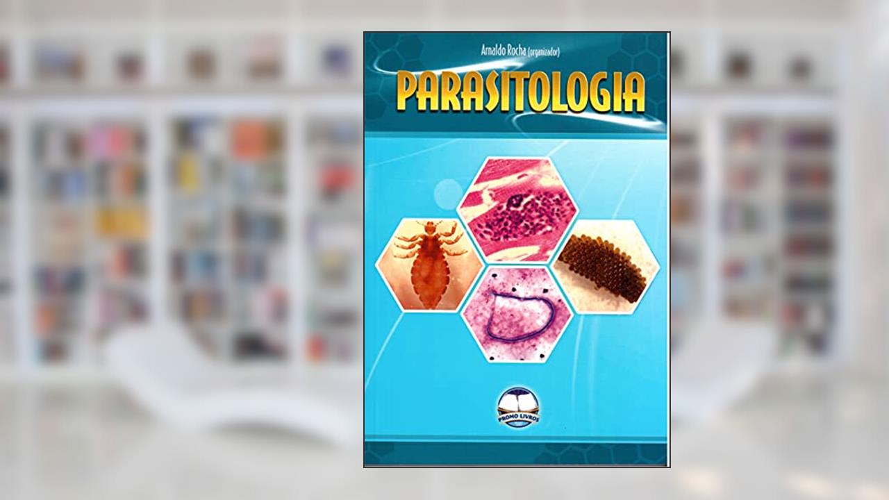 Capa de Parasitologia, do autor Arnaldo Rocha