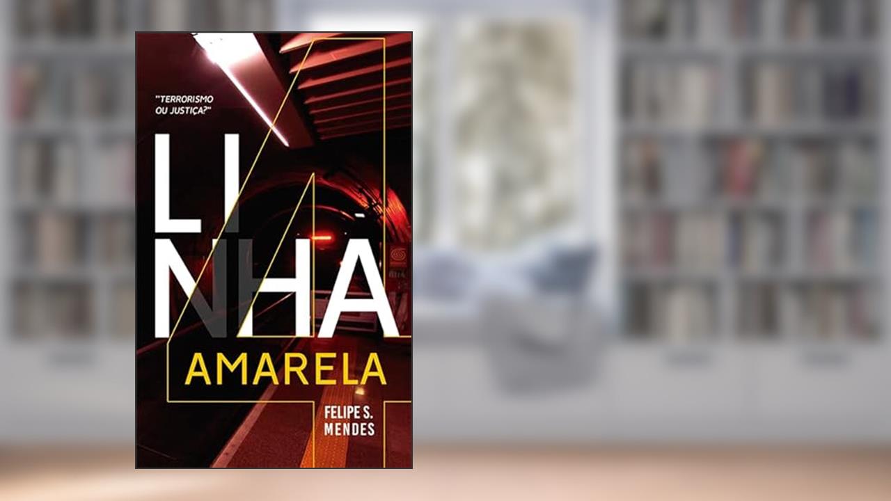 Capa de Linha 4 Amarela, do autor Felipe S. Mendes