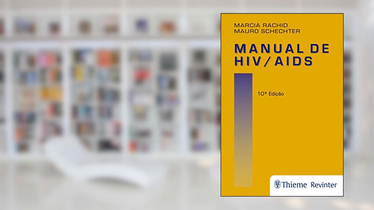 Capa de Manual de HIV / Aids, do autor Marcia Rachid; Mauro Schechter