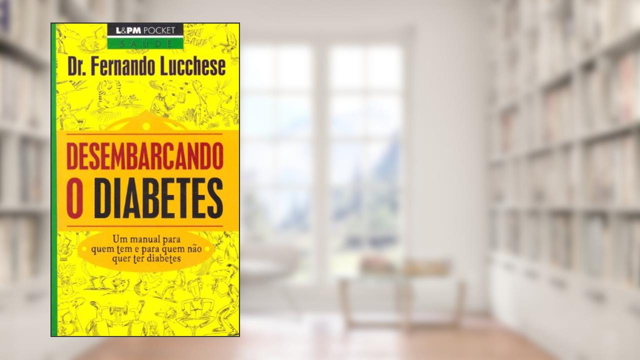 Capa de Desembarcando o Diabetes, do autor Fernando Lucchese