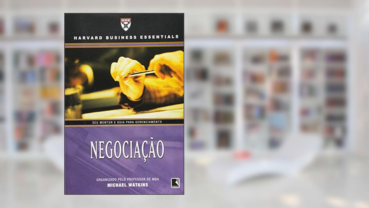 Capa de Negociação, do autor Harward Business Essentials