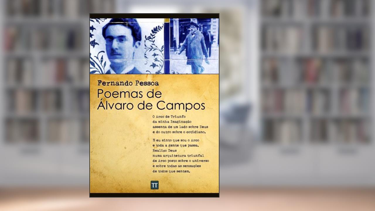 Capa de Poemas de Álvaro de Campos, do autor Fernando Pessoa