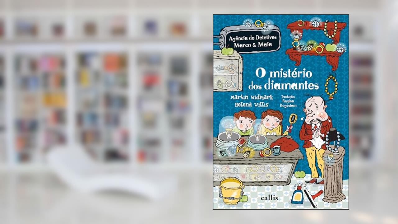 Capa de O Mistério dos Diamantes, do autor Martin Widmark