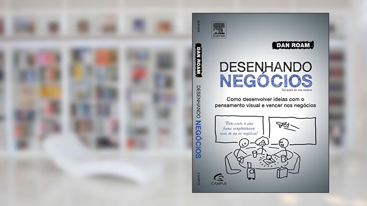 Capa de Desenhando Negócios. Como Desenvolver Idéias com o Pensamento Visual e Vencer nos Negócios, do autor Dan Roam