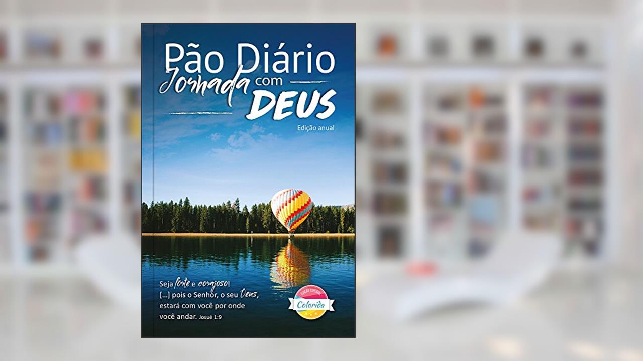 Capa de Pão Diário - Jornada com Deus: Jornada com Deus - Edição Anual, do autor Vários autores