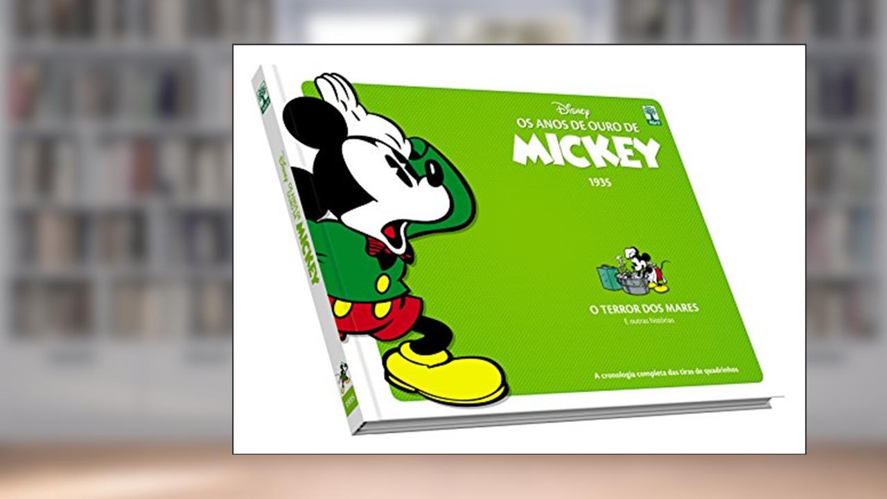 Capa de Os Anos de Ouro de Mickey. O Terror dos Mares, do autor Ted Osborne; Floyd Gottfredson; Ted Thwaites