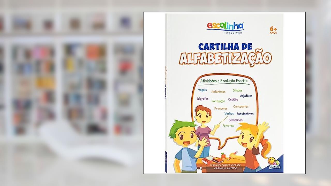 Capa de Cartilha de Alfabetização, do autor FERNANDA S. FINZETTO  VIRGINIA M. & ANDRADE