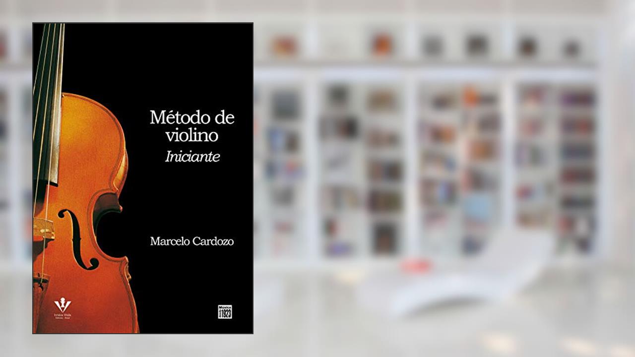 Capa de Método de Violino - Iniciante, do autor Marcelo Cardozo